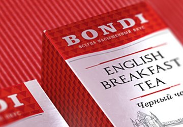 CТМ BONDI — разработка дизайна упаковки чая